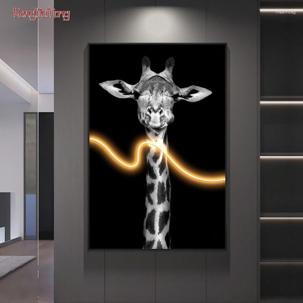 Lámpara de pared Moderna Animal LED Pintura interior Luz con decoración para cocina Sala de estar Comedor Sofá Dormitorio Mesita de noche