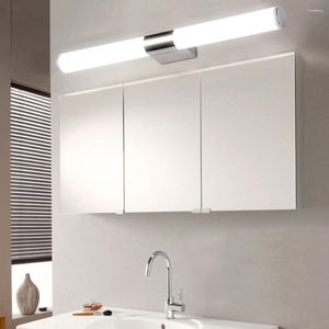 Applique murale salle de bain moderne éclairage 5W 6W 8W 90-260V monté étanche miroir Led appliques en acier inoxydable