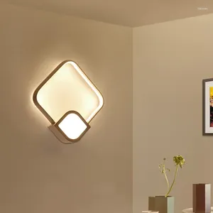 Lampe murale chambre à coucher moderne LED Étude de lit d'origine de la lumière de lit d'activité de salle de bain minimaliste miroir minimaux appliqués