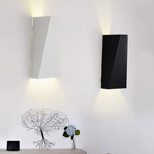 Muurlamp Modern Zwart Wit Nordic Blaker Lichtarmaturen Woondecoratie Woonkamer Slaapkamer Lampjes LED Mirror Lights Bathroom