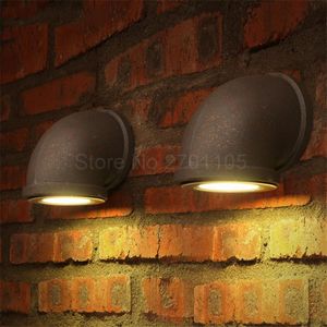 Wall Lamp Modern Creative Water Pipe Style Vintage Restaurant Bar Led Lights Outdoor Retro Light voor thuisverlichting