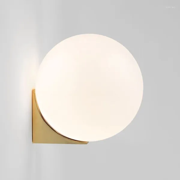 Lámpara de pared Moderno Cristal Negro Accesorios de baño Lámparas de iluminación al aire libre Luces de litera Lectura