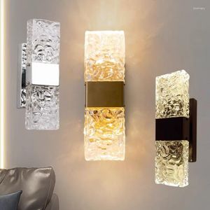 Applique moderne cristal lumière luxe chambre chevet salle à manger cuisine couloir couloir Led intérieur applique éclairage maison