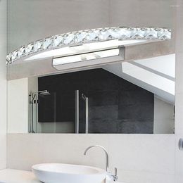 Wandlamp Moderne Kristallen Spiegel Lampen L44 54 70CM Vanity Licht In Badkamer 10W 15W 18W LED Schansen Warm Wit Koel