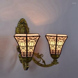 Lámpara de pared Moderna montada en cristal Interruptor Led Lavadero Decoración Cama Cabeza Litera Luces
