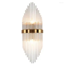 Wall Lamp Modern Glass Living Room Aisle Light Restaurant SCONCE E14 LED LED LOFT Decoratie Goud/Black Noordse verlichting