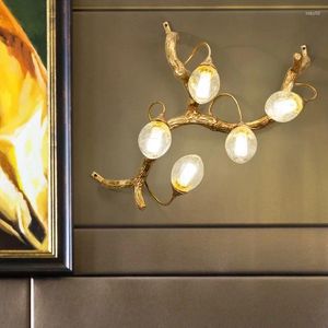 Wandlamp Modern Goud Voor Woonkamer Decor Thuis Slaapkamer Luxe Hal Verlichtingsarmatuur Nachtkastje Led Kristallen Licht