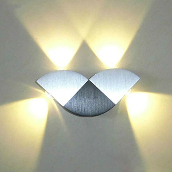 Lámpara de pared moderna de alta potencia 4W mariposa LED aplique de luz arriba/abajo accesorio montado en la pared decoración interior