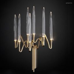 Wall Lamp Modern indoor Led Lights Goud voor slaapkamer Decor woonkamer SCONCE LOFT BAR COMPORRID LICHT LIMINIRE