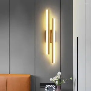 Wandlamp Modern Binnen Lijnstrip Acryl Led Licht Scandinavisch Minimalistisch Stijlvol Voor Slaapkamer Woonkamer Tv Achtergrond Trappenhuis