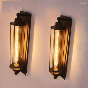 Muurlamp moderne industriële stijl slaapkamer decoratie interieur voor huis vintage licht indoor verlichting zwarte sconce lichten