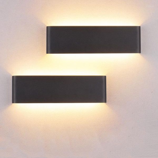 Lámpara de pared Led moderna de 110/220V, accesorio de iluminación interior, apliques de aluminio, escalera, dormitorio, cabecera, sala de estar, iluminación de pasillo de casa