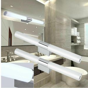 Applique moderne LED salle de bain vanité miroir lumière 12W 16W 22W AC85-265V acrylique Tube applique maquillage luminaires