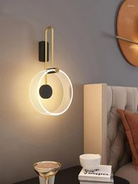 Muurlamp moderne led slaapkamer lichte woning decor luxe interieur nachtdecoratie