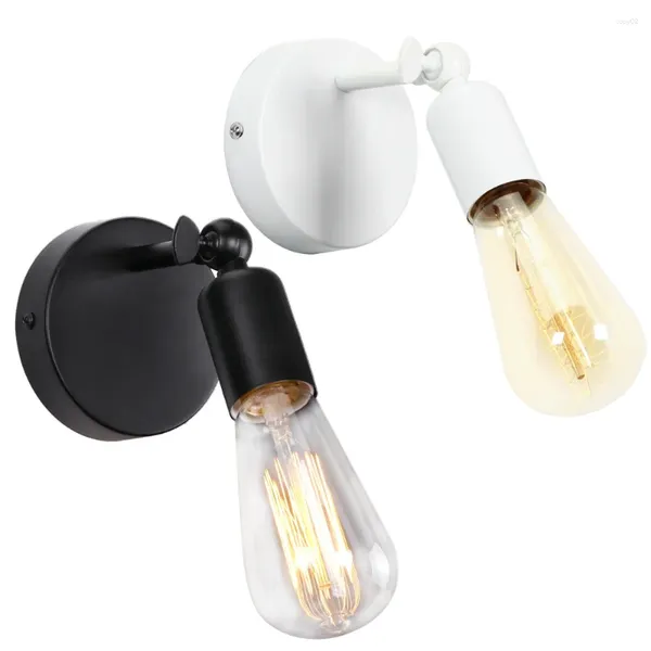 Lampe murale LED moderne E27 Light Flexible Home El Bedside Reading Sconce Vintage Lights Lighting Fixtures Couche de chambre à coucher