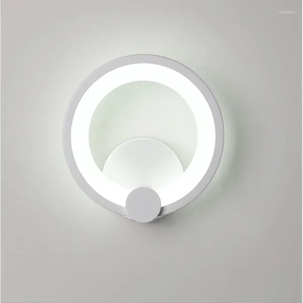 Applique moderne LED mode allée chevet anneau personnalité créative chambre