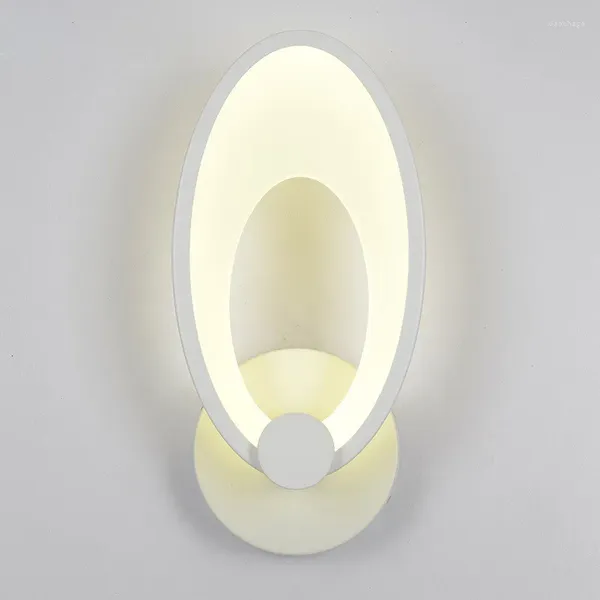Applique murale LED moderne pour salle de bain chambre 11w applique éclairage intérieur blanc Ac100-265v lumière
