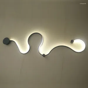 Applique Murale moderne LED lampara De Techo Pared Applique Murale Luminaire Art conçoit plafond salon allée lumière