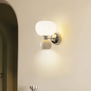 Applique murale moderne lampes LED crème citrouille appliques G9 ampoule pour chambre chevets étude salon couloir salle à manger éclairage