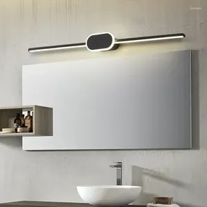 Applique murale moderne lampes LED blanc noir miroir phares base décor appliques murales pour salle de bain chambre salon éclairage intérieur
