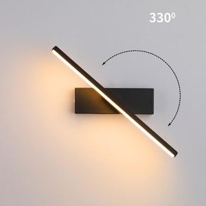 Wandlamp Modern LED-licht 330 ° Rotatie Verstelbare slaapkamer nachtkastje 110v 220v 6W aluminium binnenverlichting armatuur druppel