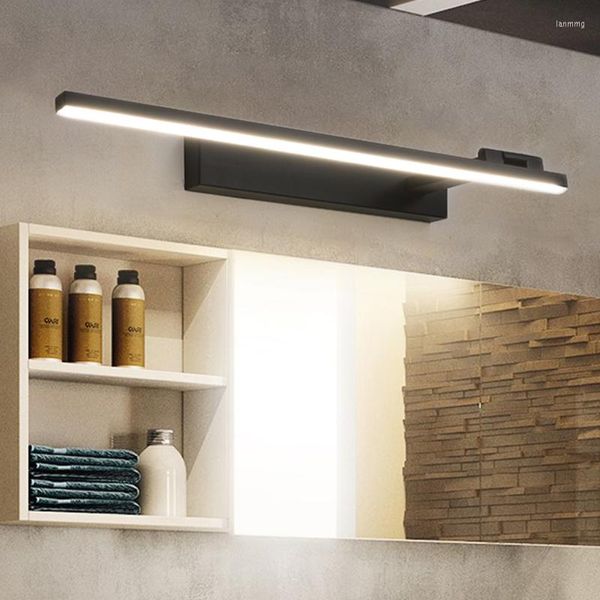 Lámpara de pared Luz Led moderna AC90-260V Espejo de baño montado Dormitorio Gabinete Tocador LightWall