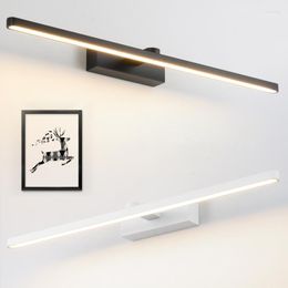 Lampe murale LED LED Miroir de salle de bain 8W 12W 16W Black White Mounted Fixture Sconcedall