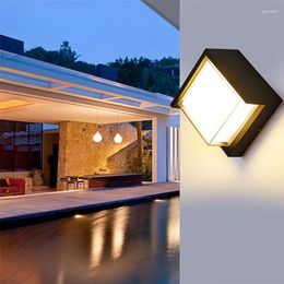 Applique murale moderne LED extérieure Ip65 étanche porche balcon jardin extérieur applique lumières salon chevet luminaires