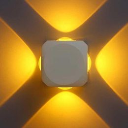 Wall Lamp Modern LED SCONCE IP65 Waterdichte verlichtingsvlek Licht buiten voor binnen slaapkamer Woonkamer Trappen