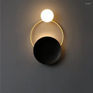 Wandlamp Modern Led Blaker Licht Voor Woonkamer Nachtkastje Gangpad Metaal Eenvoudige Kunst Home Design Retro Trapverlichting