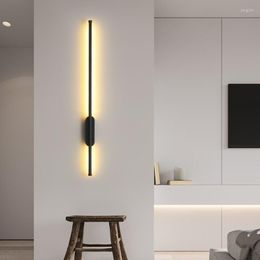 Wandlamp Moderne verlichting voor huis eenvoudig zwart slaapkamer bedkamer bedekt gangde kamer licht indoor decor led siconces armatuur