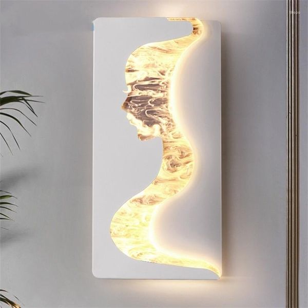 Lampe murale luxe moderne design créatif lumières LED Decorative Chadow Living Lighttures luminaires