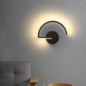 Lampe murale moderne minimaliste pour la chambre à coucher Asle AC90V-260V intérieur léger du salon décoration d'éclairage LED