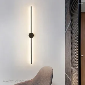 Applique murale lampes LED minimalistes modernes lampes à long bâton pour salle d'étude chevet salle de bain couloir hall cuisine éclairage intérieur