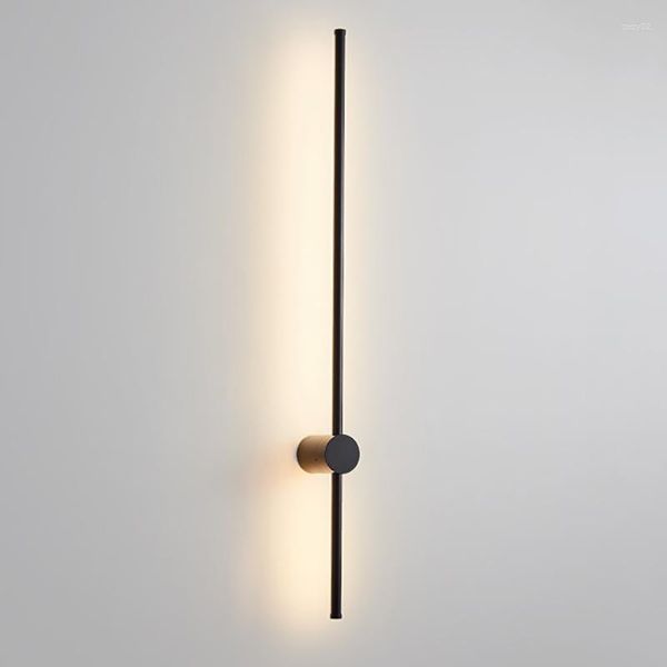 Lámpara de pared, lámparas LED minimalistas modernas, candelabros de palo largo, luces para sala de estar, mesita de noche, pasillo, cocina, accesorio de decoración interior