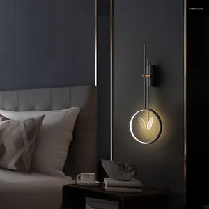 Lampe murale moderne minimaliste de luxe de luxe salon de calandre