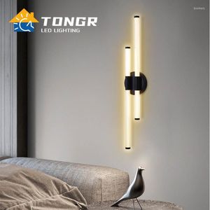 Wandlamp Moderne Minimalistische Strip Led Indoor Slaapkamer Woonkamer Gangpad Gang Aluminium Licht AC110-240V Verlichtingsarmaturen