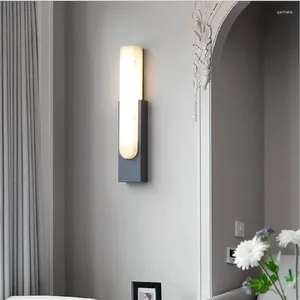 Wandlamp Moderne Scandinavische Slaapkamer Nachtkastje Hars Luxe LED Blaker Licht voor Woonkamer Trap Eetkamer Badkamer Home Decor