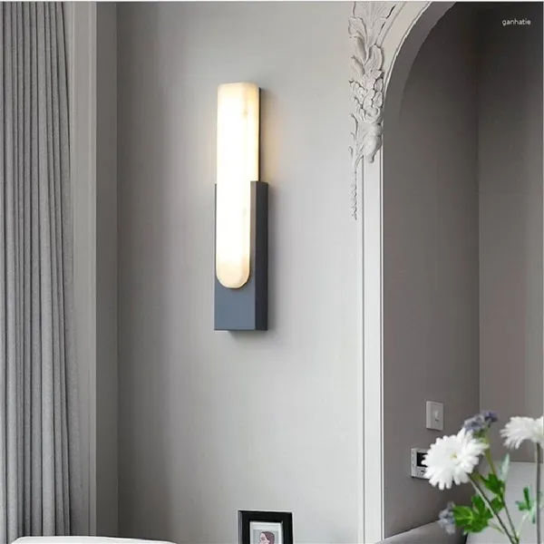 Applique murale moderne nordique chambre chevet résine luxe LED applique lumière pour salon escalier salle à manger salle de bain décor à la maison