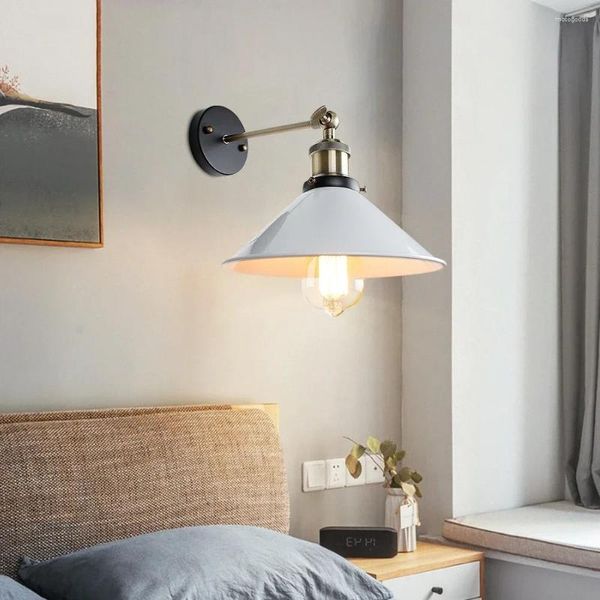 Lámpara de pared moderna estilo nórdico japonés LED al lado del dormitorio sala de estar baño espejo luz cobre