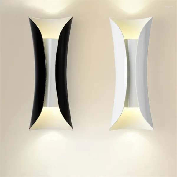 Lampe murale oreiller moderne LED Métal Lumière pour le salon chambre à coucher couche à couches Asle Ayms