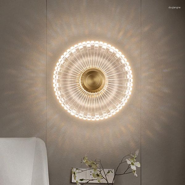 Lampe murale LED rond rond