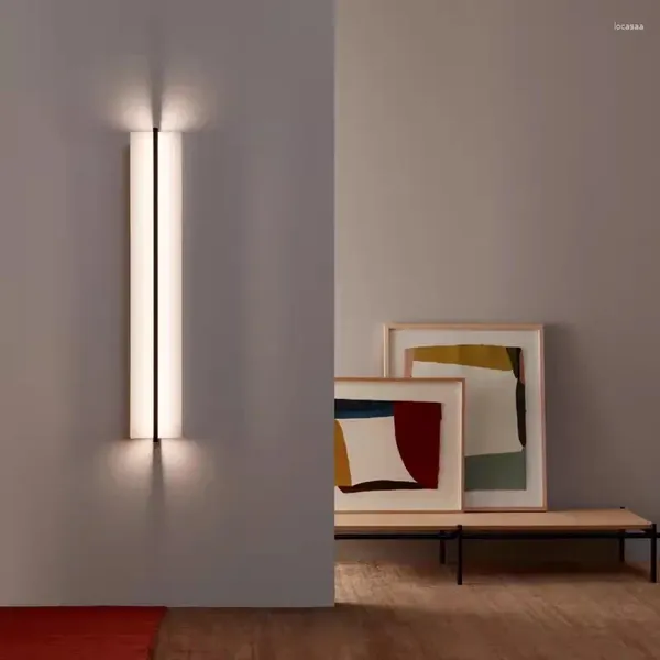 Lámpara de pared, aplique moderno para sala de estar, decoración del hogar, interior, LED largo, oficina, accesorio de iluminación de diseñador nórdico