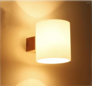 Wandlamp Modern eenvoudig houten led-lampen