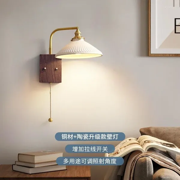 Lámpara de pared Lámparas de aplique negro de estilo moderno para lectura Decoración de cocina Habitación coreana Iluminación exterior
