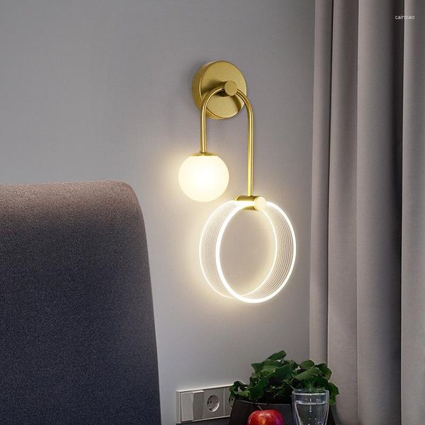 Lámpara de pared estilo LED LEDECHECHE NICHO DE PAREDE Decoración de la habitación coreana Finises Iluminación impermeable para el baño