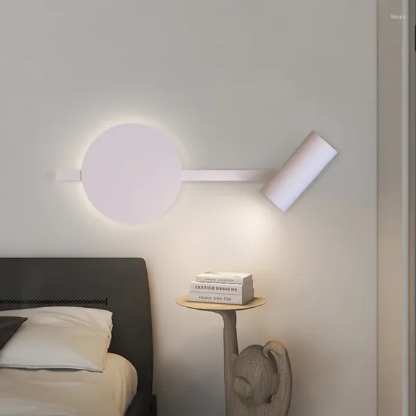 Applique murale Style moderne monté Nicho De Parede Led appliques bougies coréen chambre décor lumière pour chambre