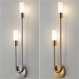 Muurlamp modern u vorm led sconce lampje voor woonkamer slaapkamer bedroom bedrichte armatuur armatuur badkamer decoratie verlichting