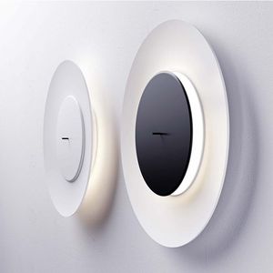 Wandlamp Moderne UFO Licht Acryl Ronde Nordic Eenvoudige Achtergrond Slaapkamer Gangpad Verlichtingsarmaturen Kinderkamer