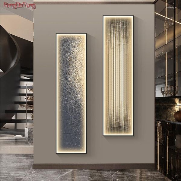 Applique murale moderne barre verticale abstraite lumineuse peinture intérieure éclairage LED pour salon chambre placard décoration